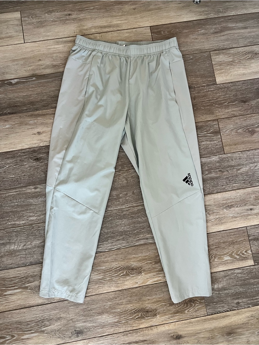 adidas Men's Light Gray Jogger Pants